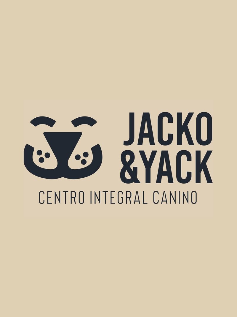 Logotipo de Jacko & Yack, centro integral canino